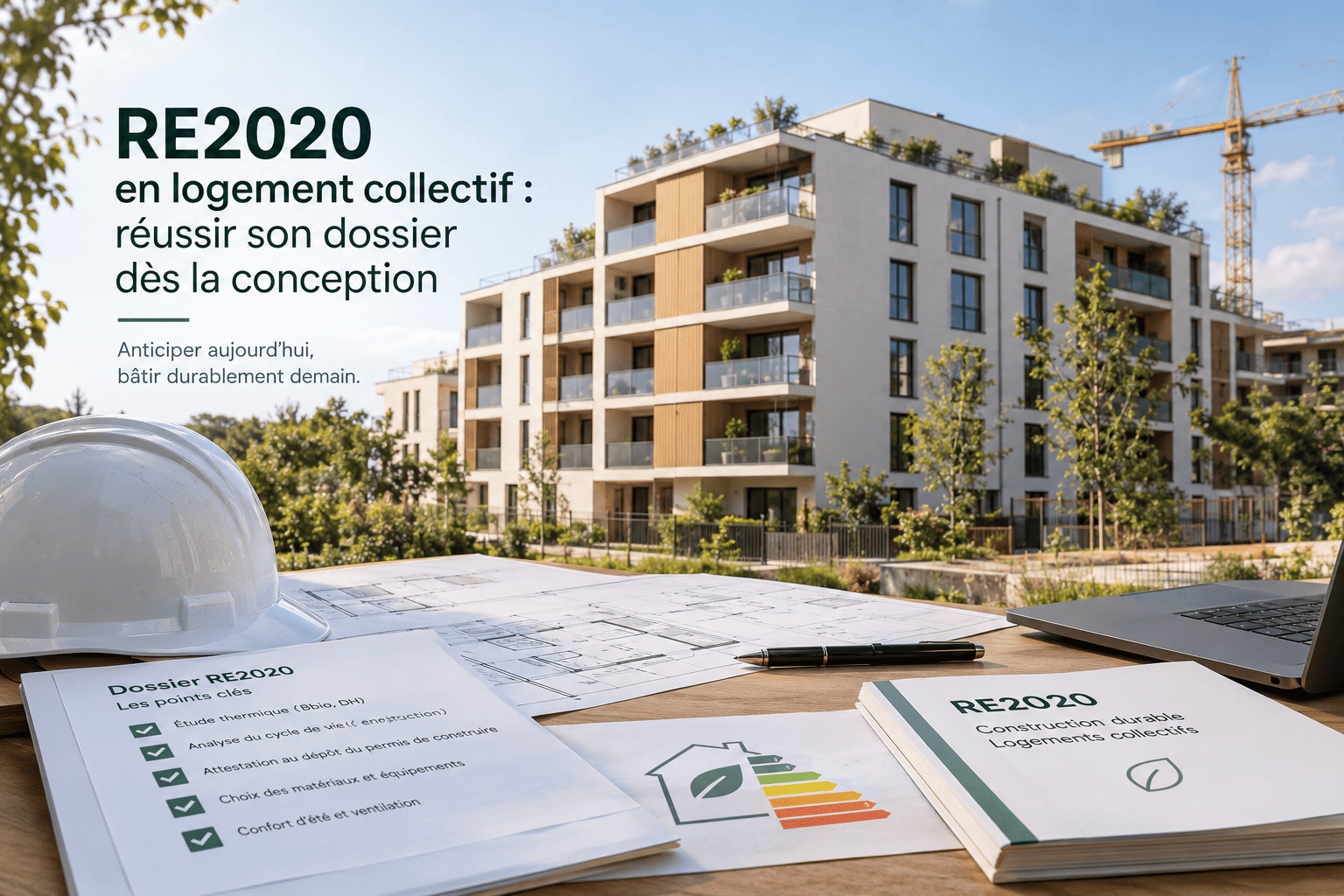RE2020 en logement collectif : réussir son dossier dès la conception